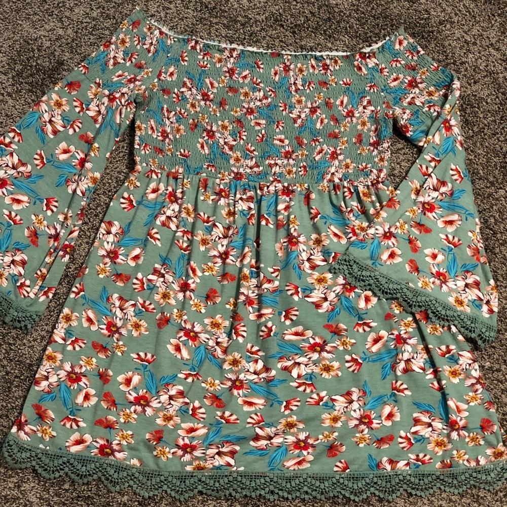 Off the shoulder dress